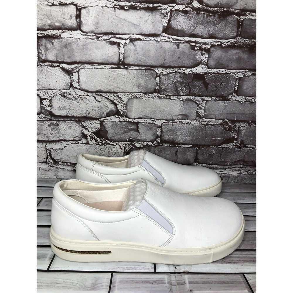 Birkenstock Birkenstock Oswego White Leather Slip… - image 3