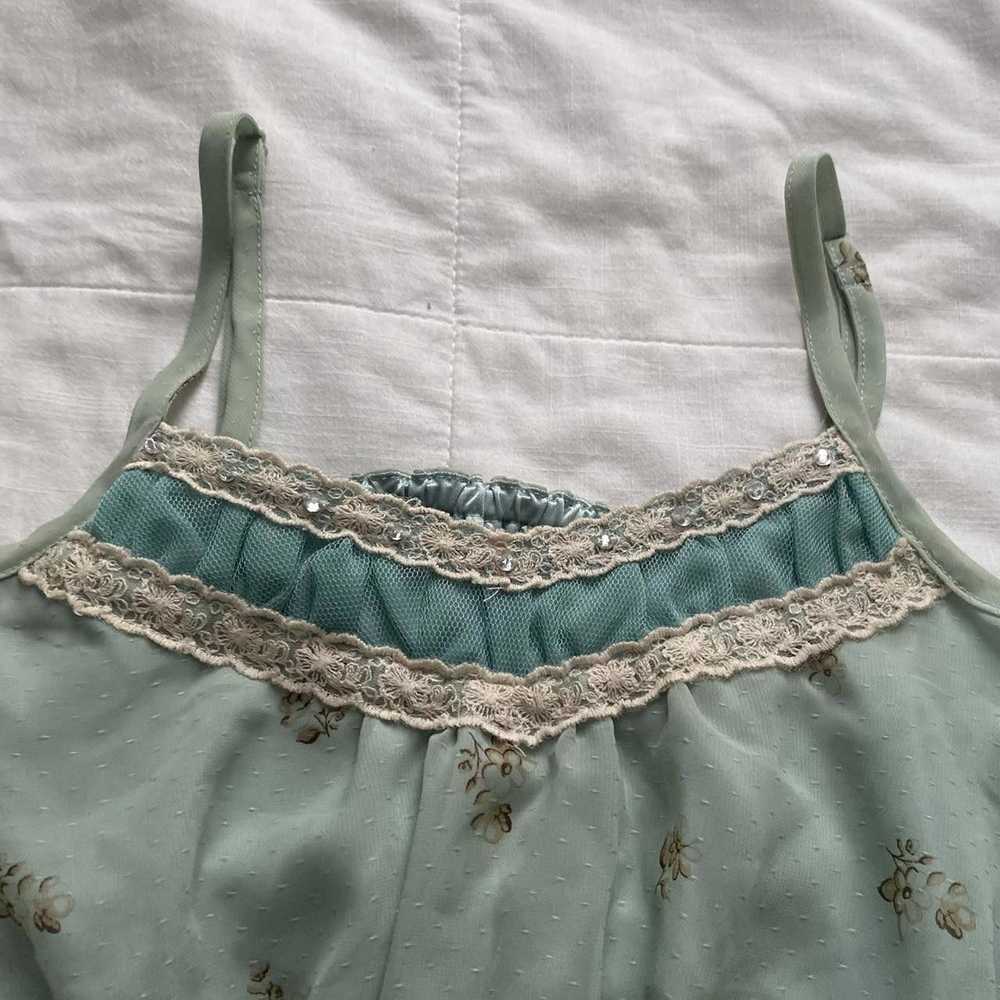 Designer Axes Femme Teal And Brown Dress size Med… - image 4