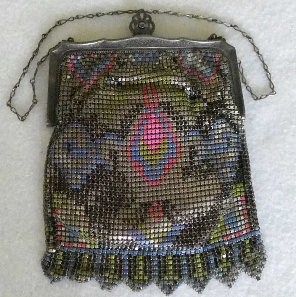 Whiting & Davis Enamel Mesh Purse - image 2