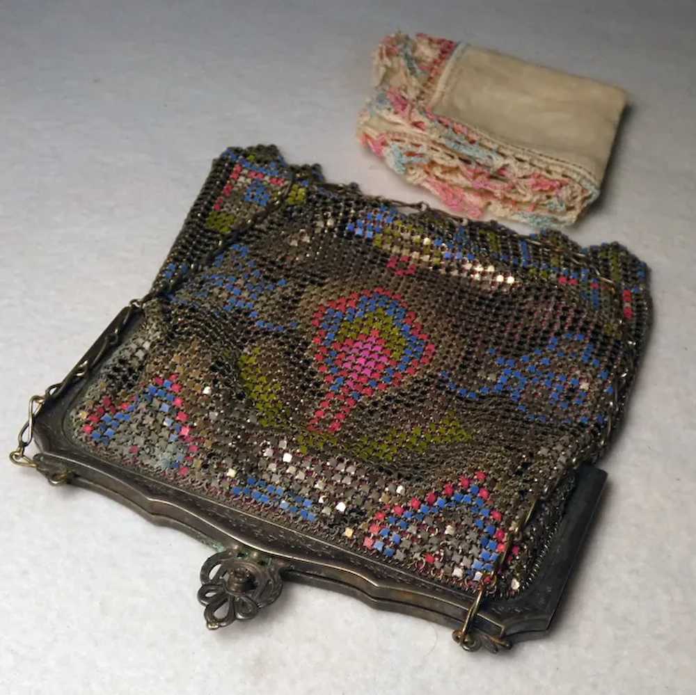 Whiting & Davis Enamel Mesh Purse - image 8