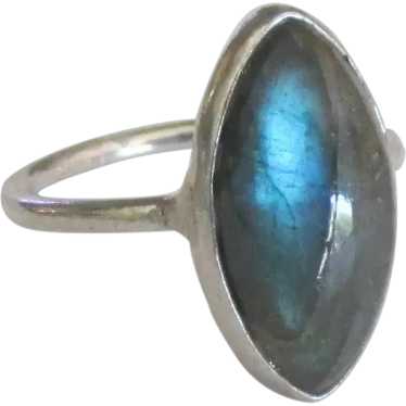 Sterling Labradorite Ring- Size 5  1/2