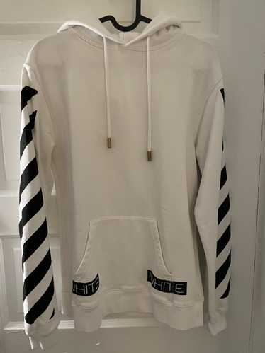 Off white blue collar hoodie sale