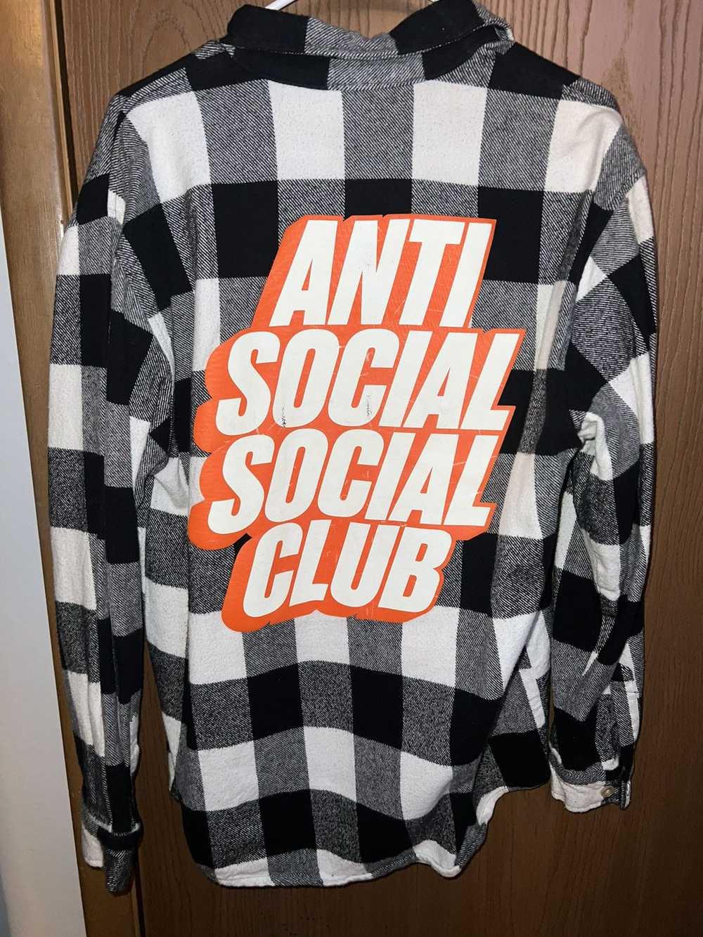 Anti Social Social Club Black and White ASSC Flan… - image 2