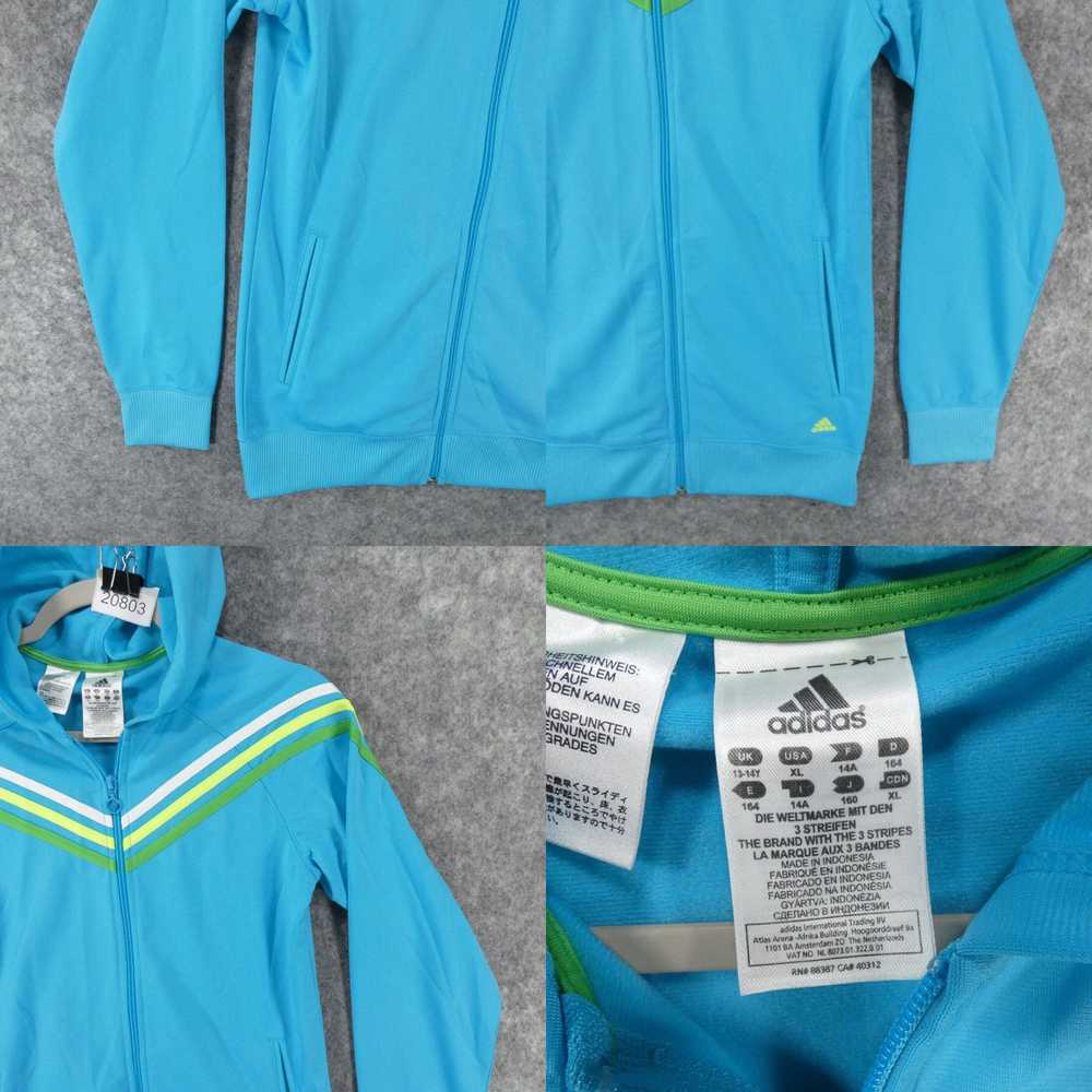 Adidas Adidas Hoodie Jacket Youth Girls Extra Lar… - image 4