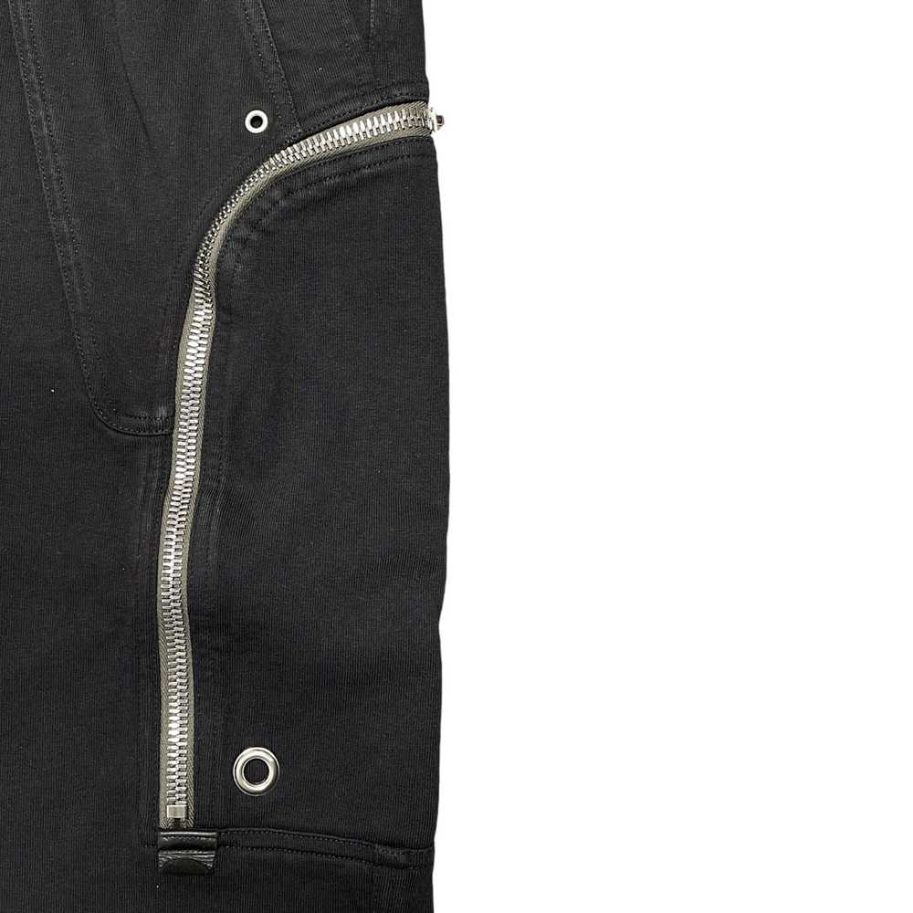 Rick Owens Canvas Bauhaus Cargo Pants Black - image 3