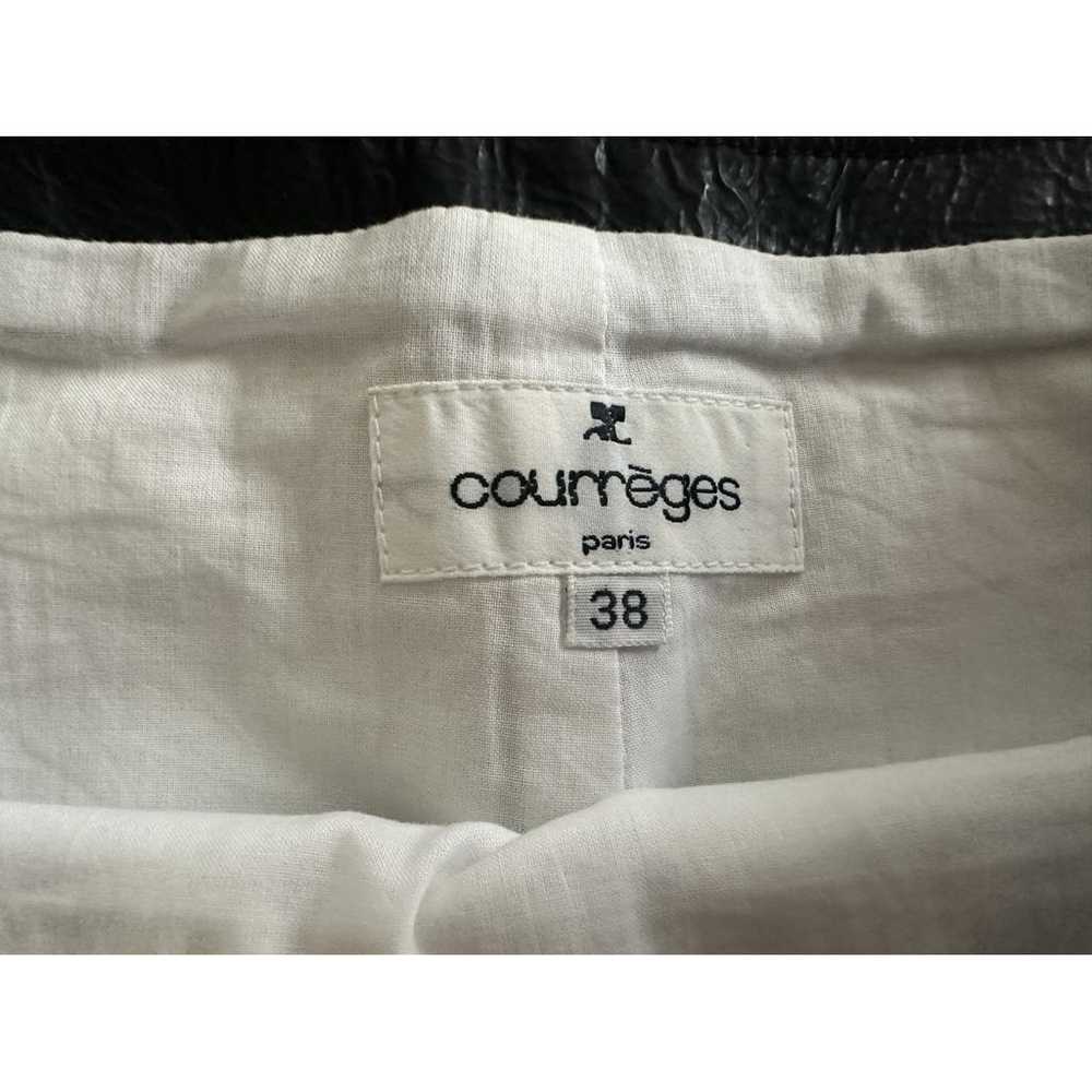 Courrèges Vinyl mini skirt - image 2