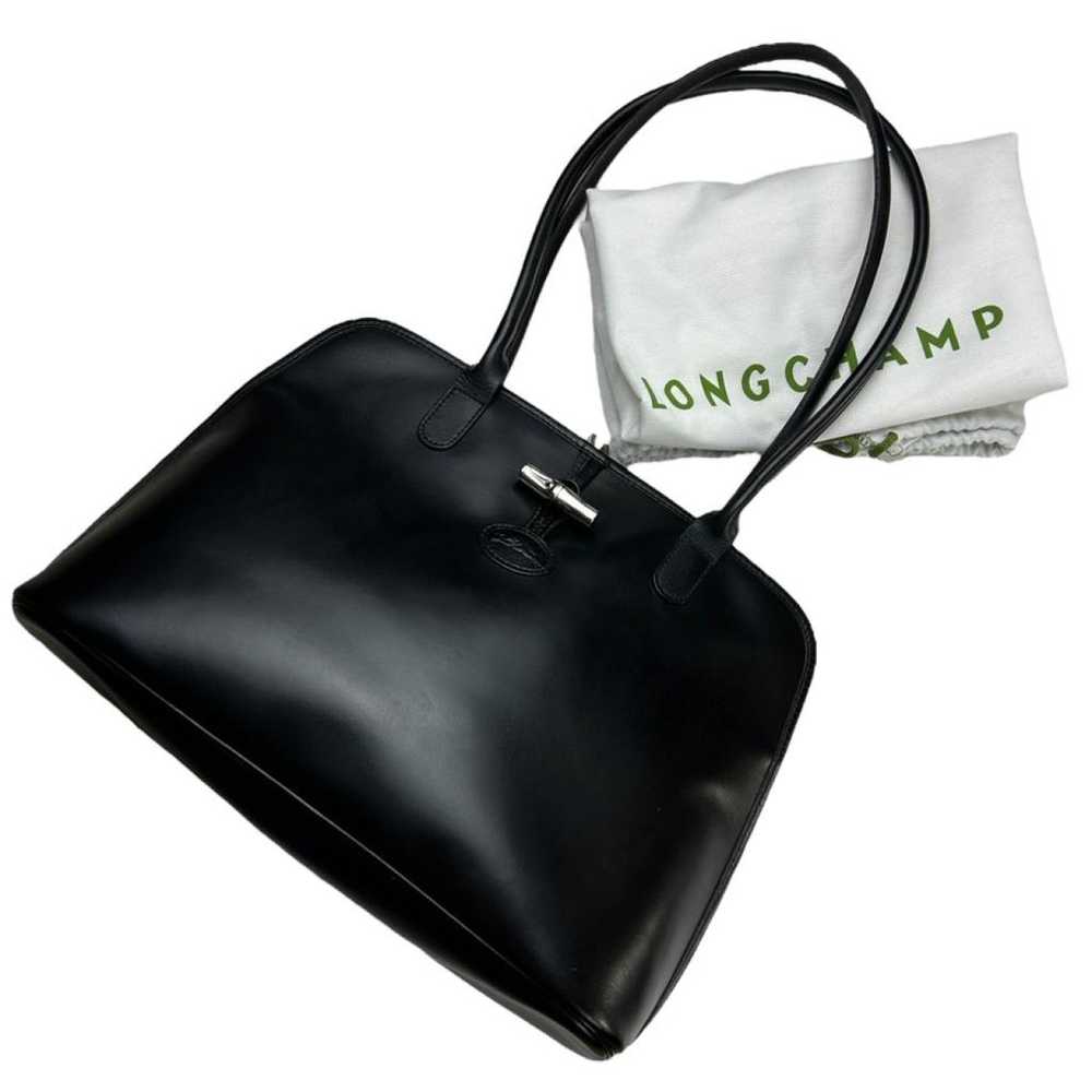 Longchamp Roseau leather handbag - image 3