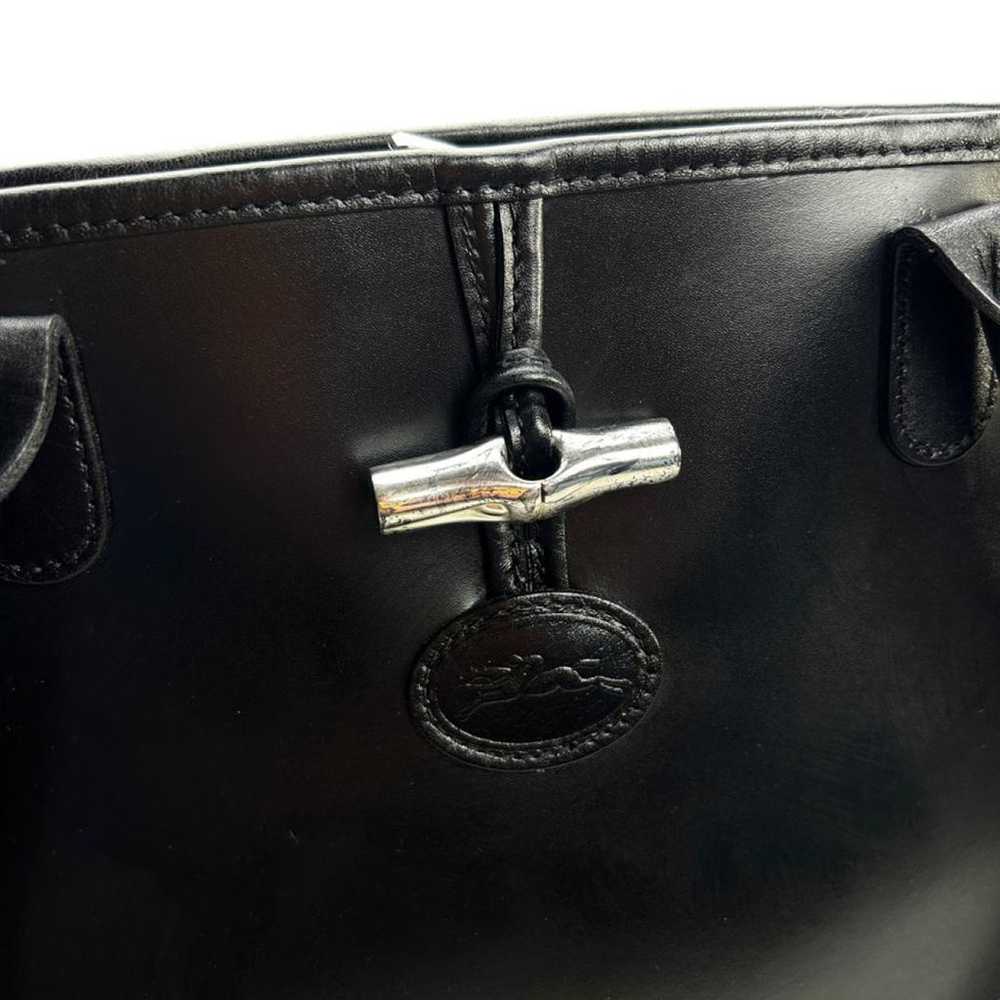 Longchamp Roseau leather handbag - image 6