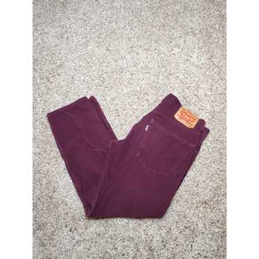 Levi's Levi's 502 Jeans 30X26 Meas. Men Purple Co… - image 1