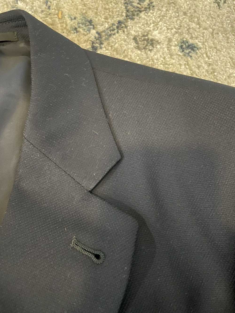 Armani Collezioni Finely Textured Wool Suit Jacket - image 3