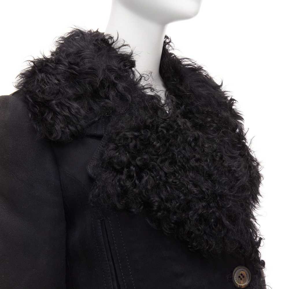 Gucci GUCCI Tom Ford Vintage black shearling doub… - image 2