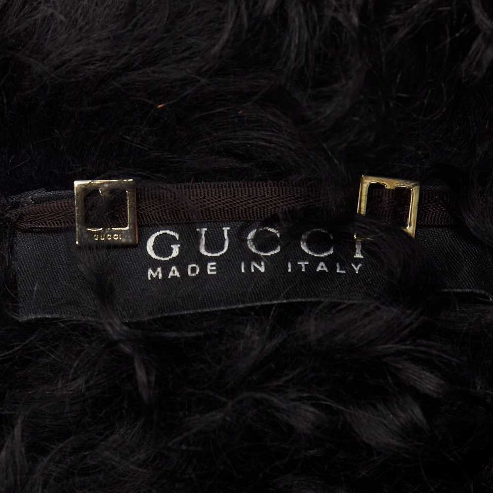 Gucci GUCCI Tom Ford Vintage black shearling doub… - image 9