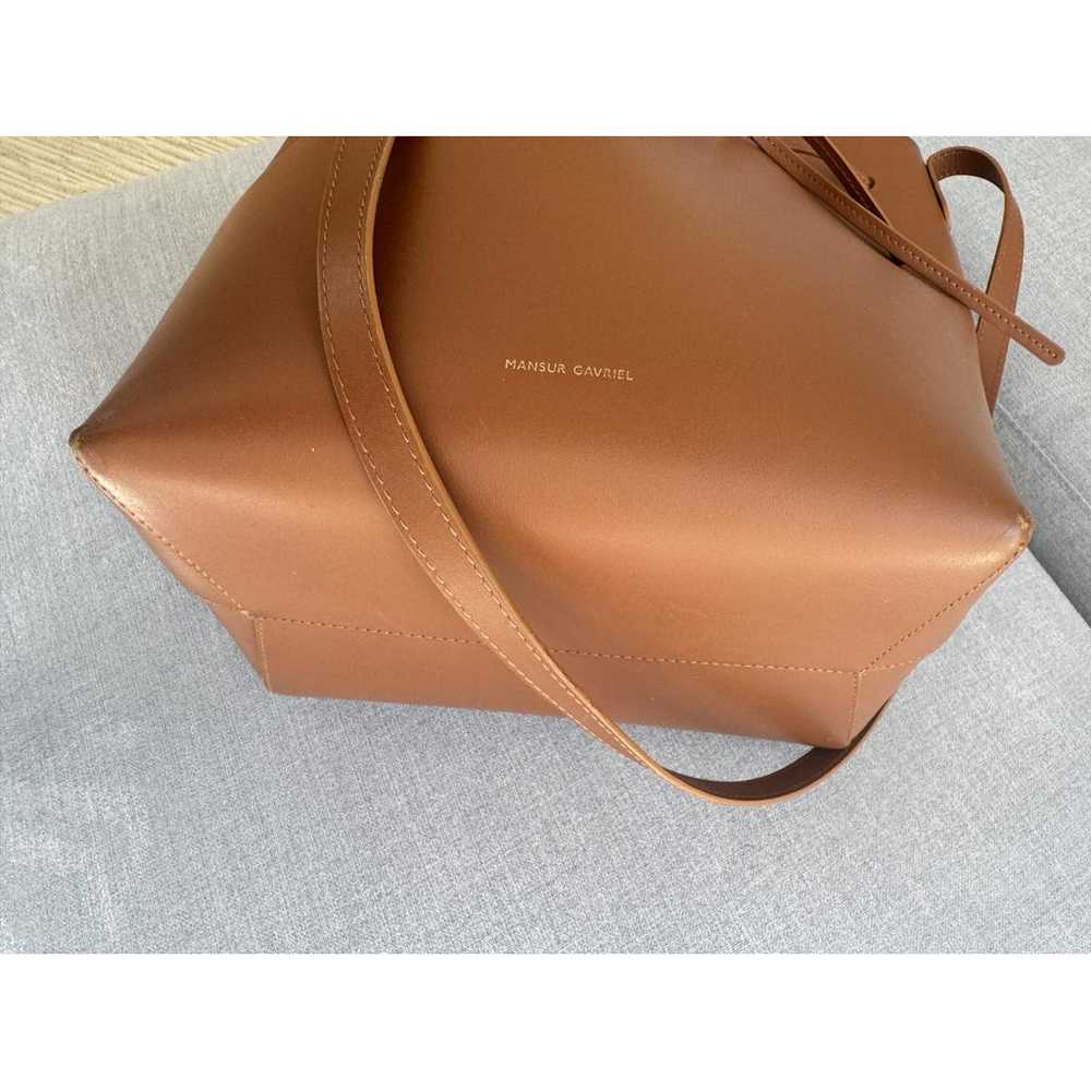 Mansur Gavriel Bucket leather handbag - image 3