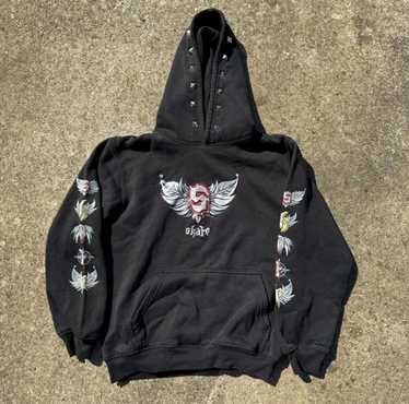 NO BOUNDARIES マーブル パーカー スウェット 墨流し No boundaries hoodie. - Gem