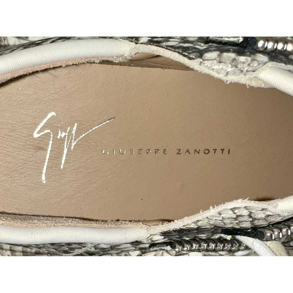 Giuseppe Zanotti Urchin leather low trainers - image 10