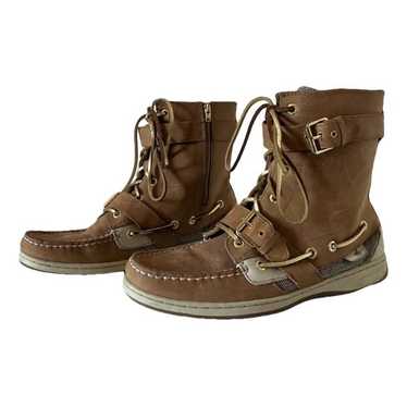 Sperry Leather lace up boots