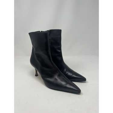 Manolo Blahnik Dark Brown Leather Manolo Blahnik … - image 1