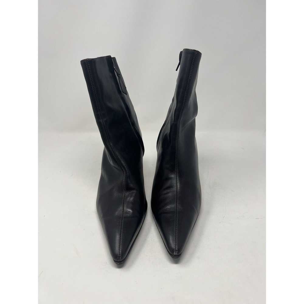 Manolo Blahnik Dark Brown Leather Manolo Blahnik … - image 6