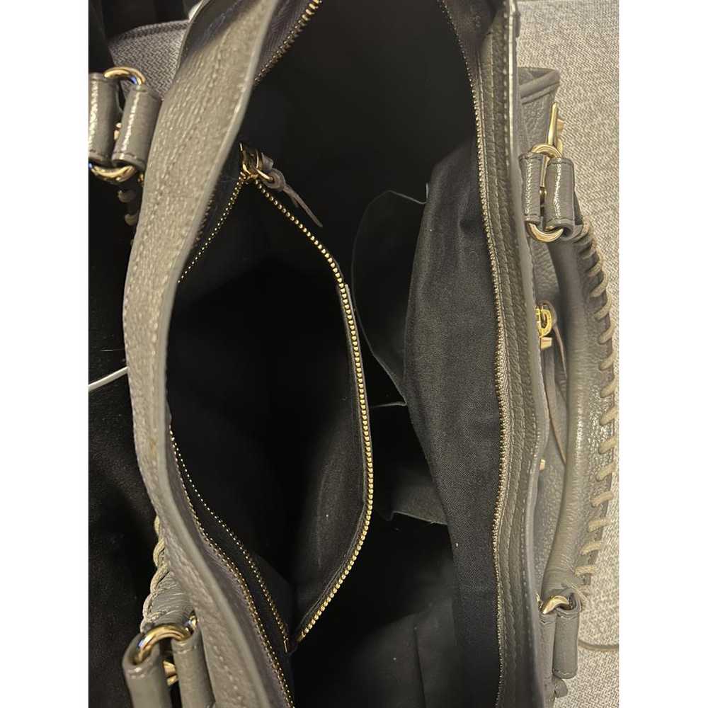 Balenciaga Classic Metalic leather handbag - image 4