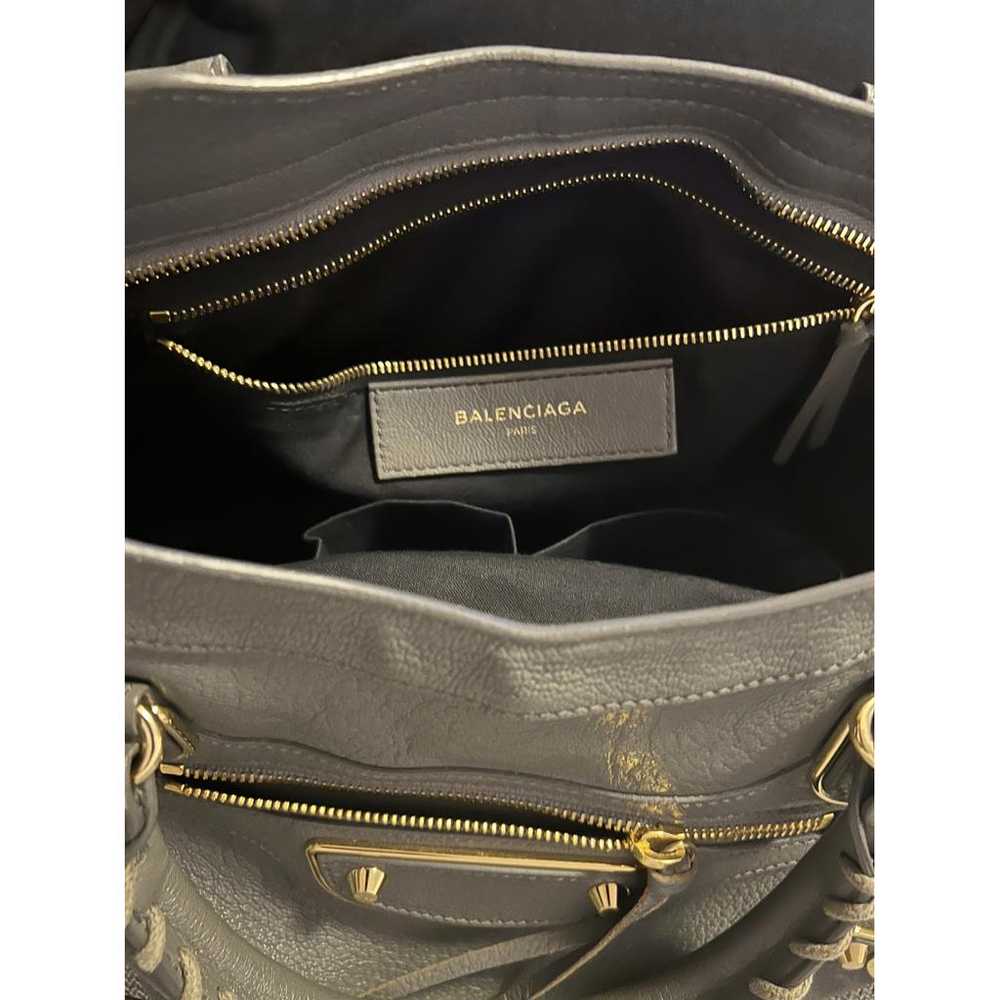 Balenciaga Classic Metalic leather handbag - image 5