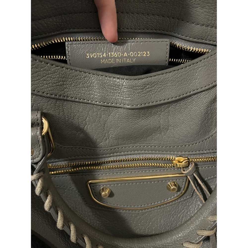 Balenciaga Classic Metalic leather handbag - image 6