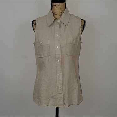 Vintage gap linen top - Gem