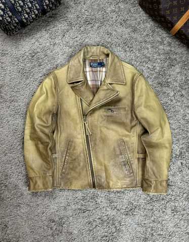 Leather Jacket × Polo Ralph Lauren × Vintage Vint… - image 1