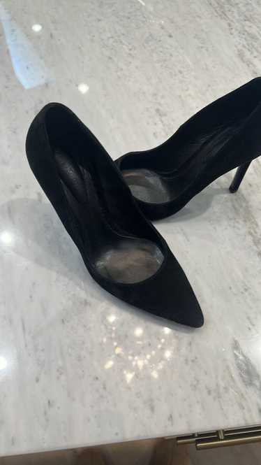 The Kooples Sued Black classic pumps