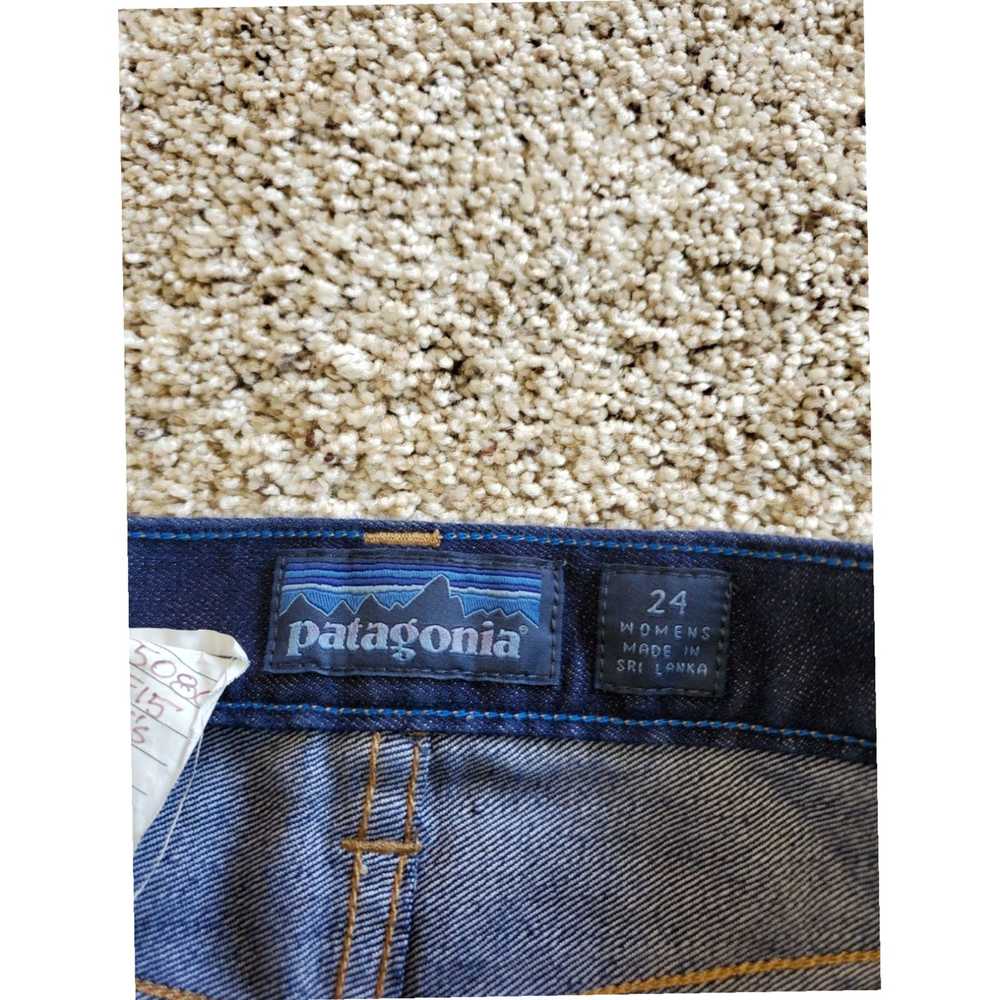 Patagonia Dark Blue Organic Stretch Denim Womens … - image 3