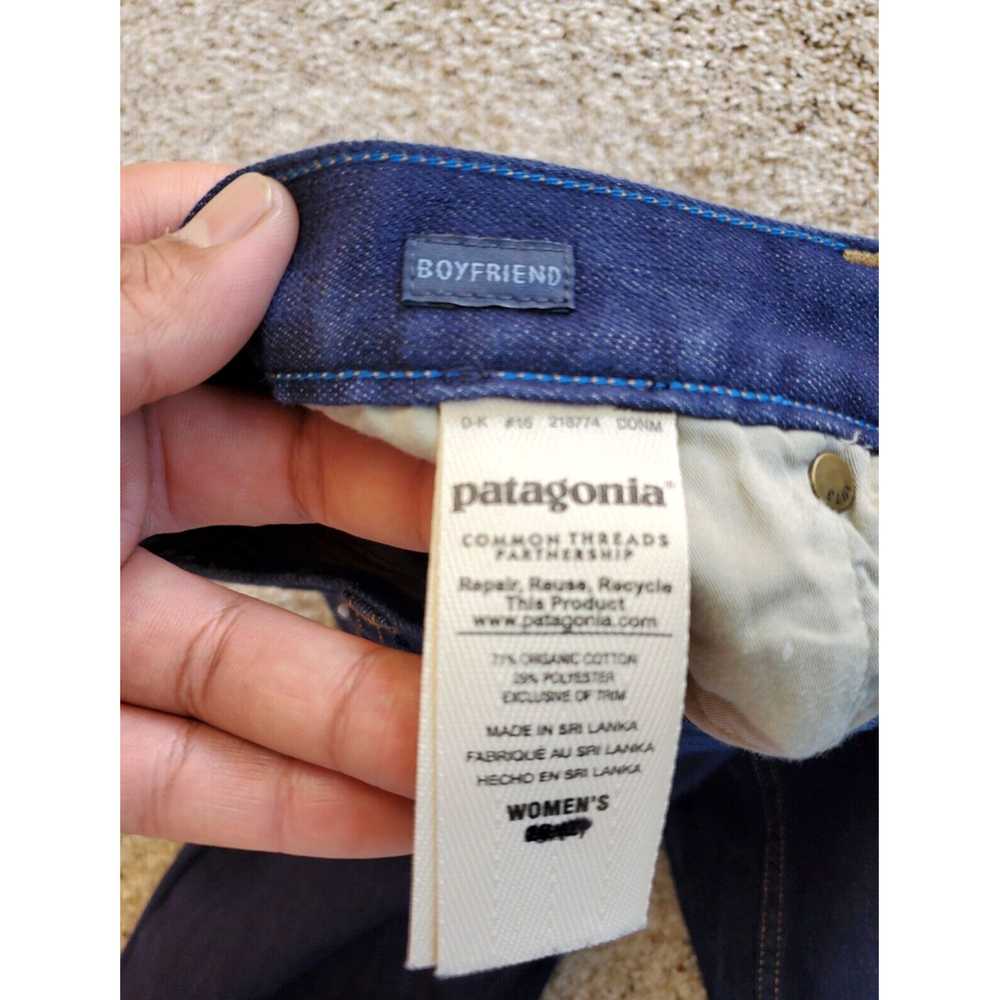 Patagonia Dark Blue Organic Stretch Denim Womens … - image 4