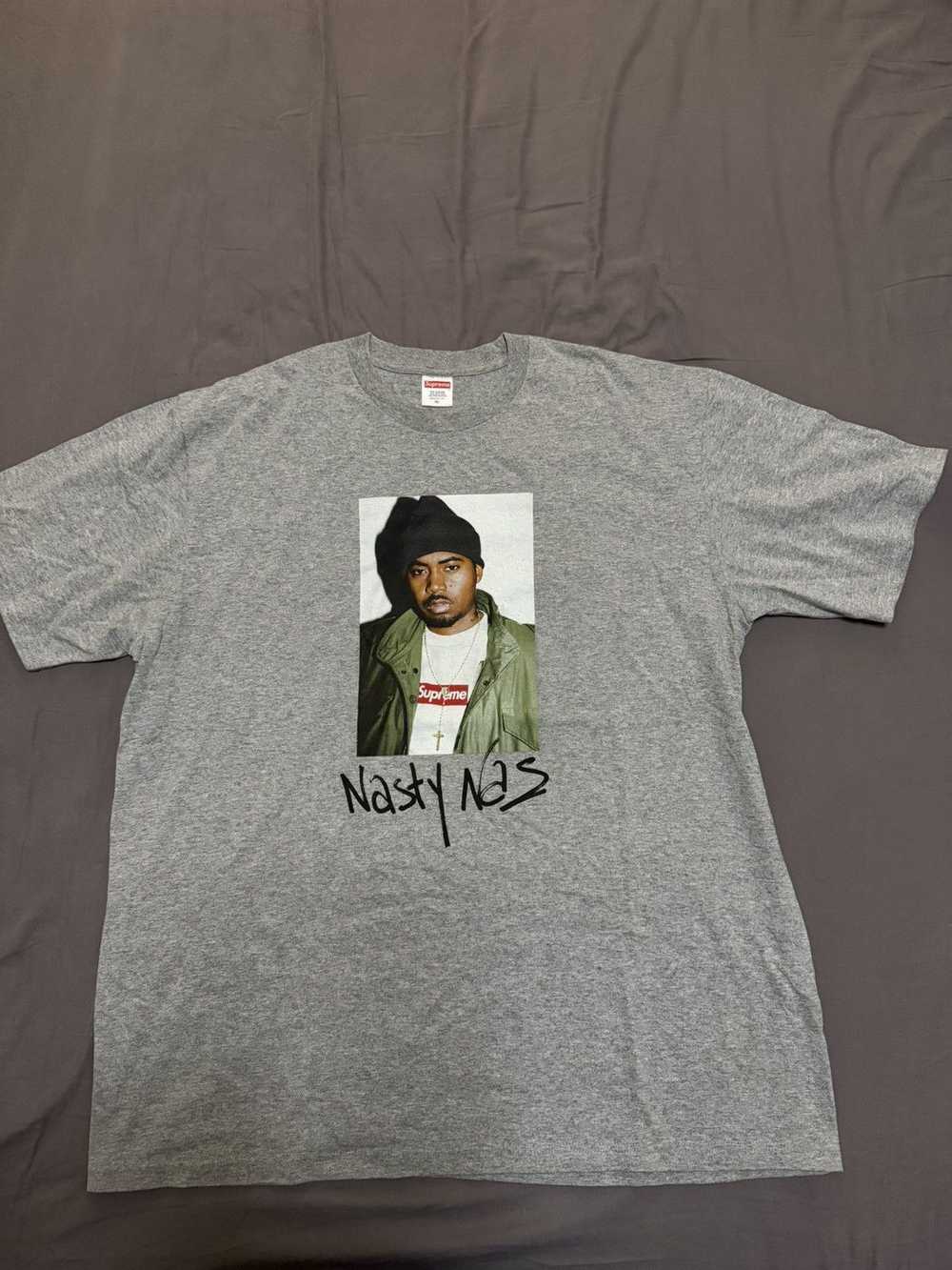 Supreme Supreme nas photo tee grey xl - image 1