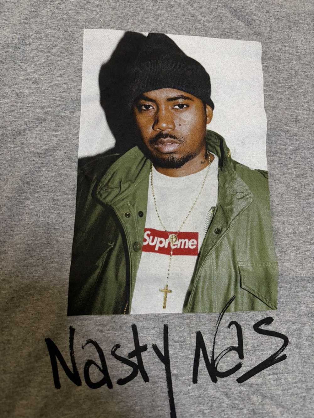 Supreme Supreme nas photo tee grey xl - image 3