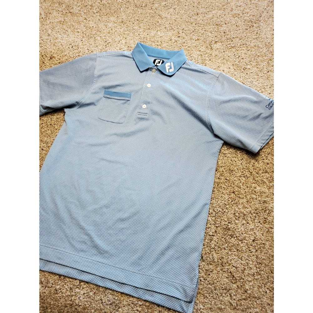 Footjoy Footjoy Polo Shirt Size Medium Mens Blue … - image 3