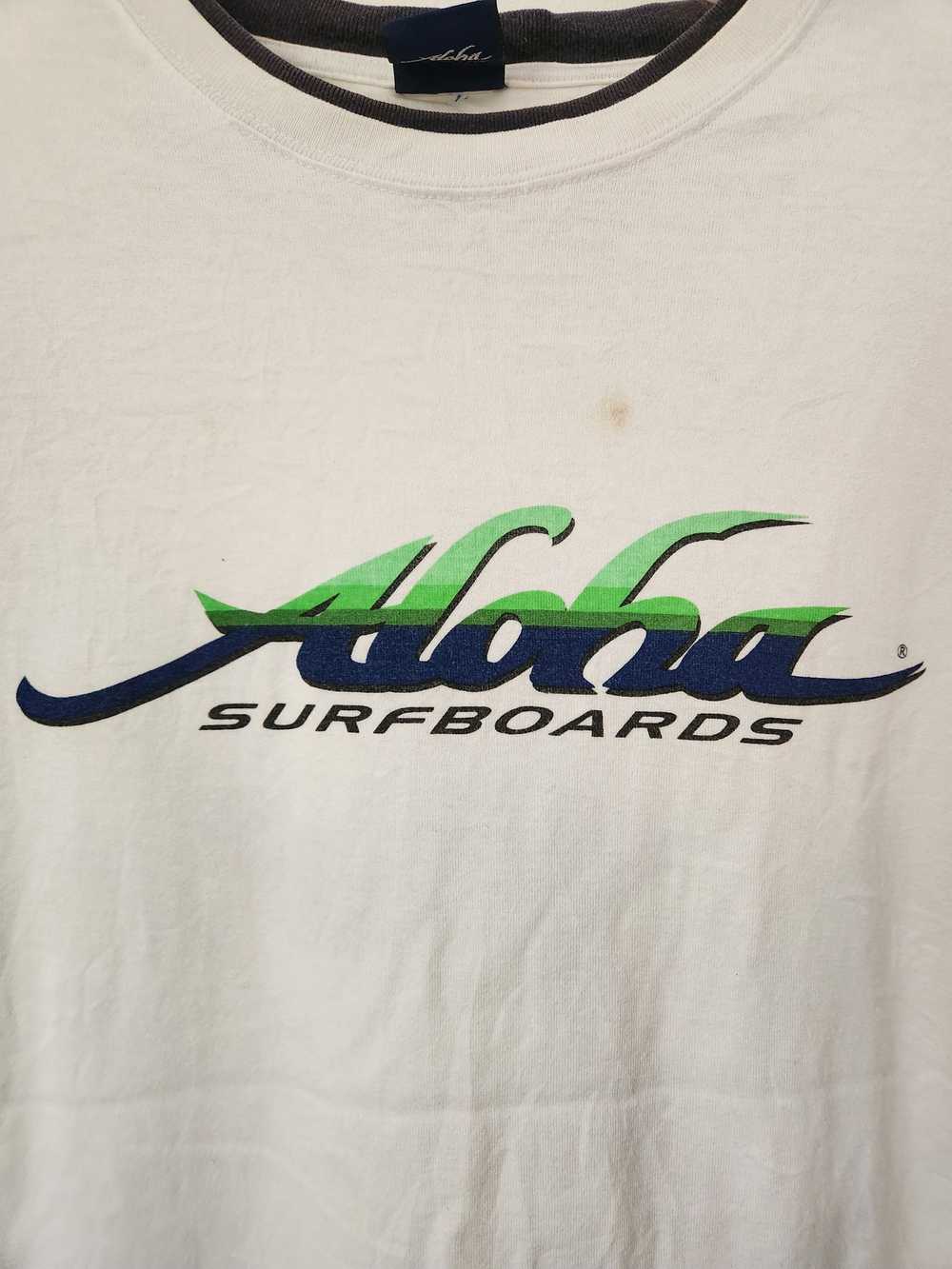 Vintage Aloha Surfboards Australia White Tee - image 3