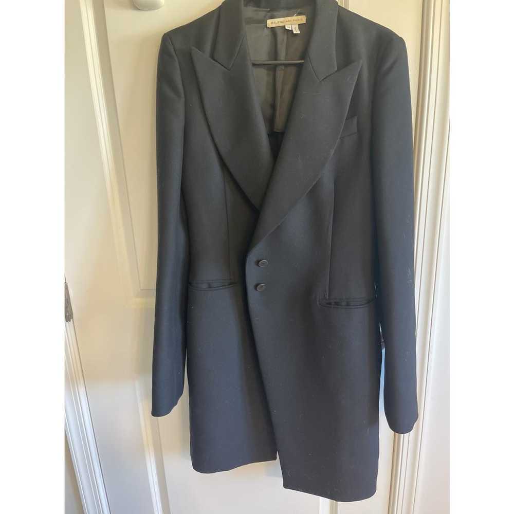 Balenciaga Hourglass wool blazer - image 6