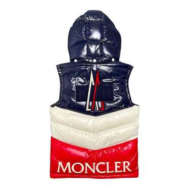 Moncler x Kith Pelat Down Vest Red Navy Blue White - image 1