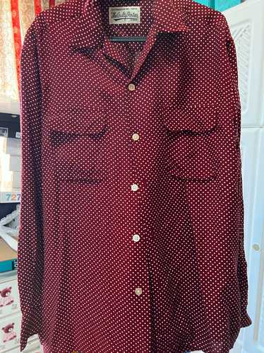 トップス WACKO MARIA Polka Dot Button-Up Shirt L WACKO MARIA（ワコマリア）DOTS OPEN COLLAR SHIRT GRAY | VITAL