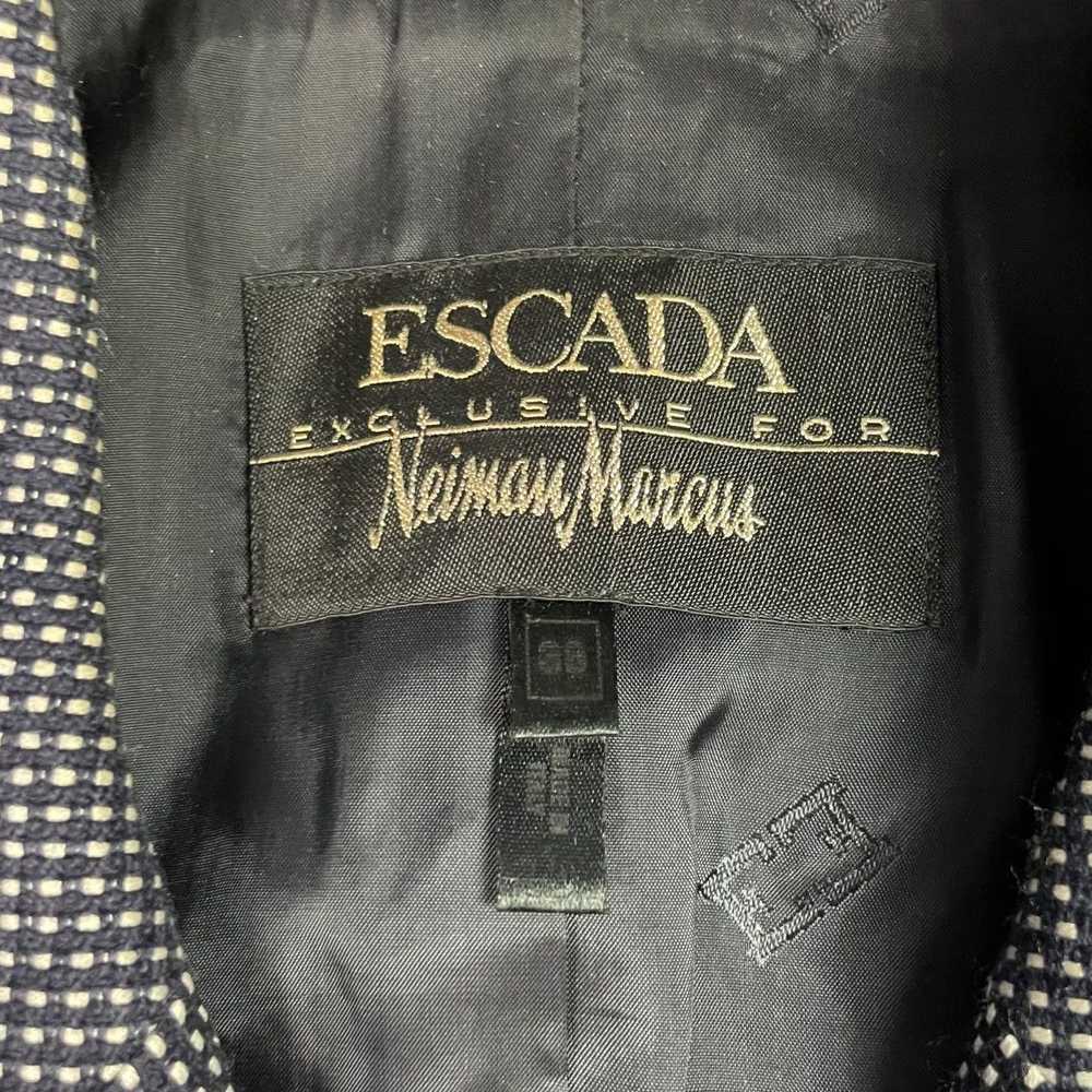 Escada ESCADA For Neiman Marcus Plaid Blazer Wool… - image 5