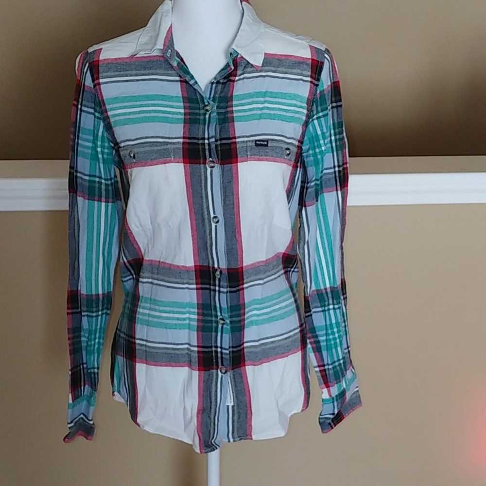 Hurley Hurley Top Shirt Flannel Wilson Ex-Boyfrie… - image 1