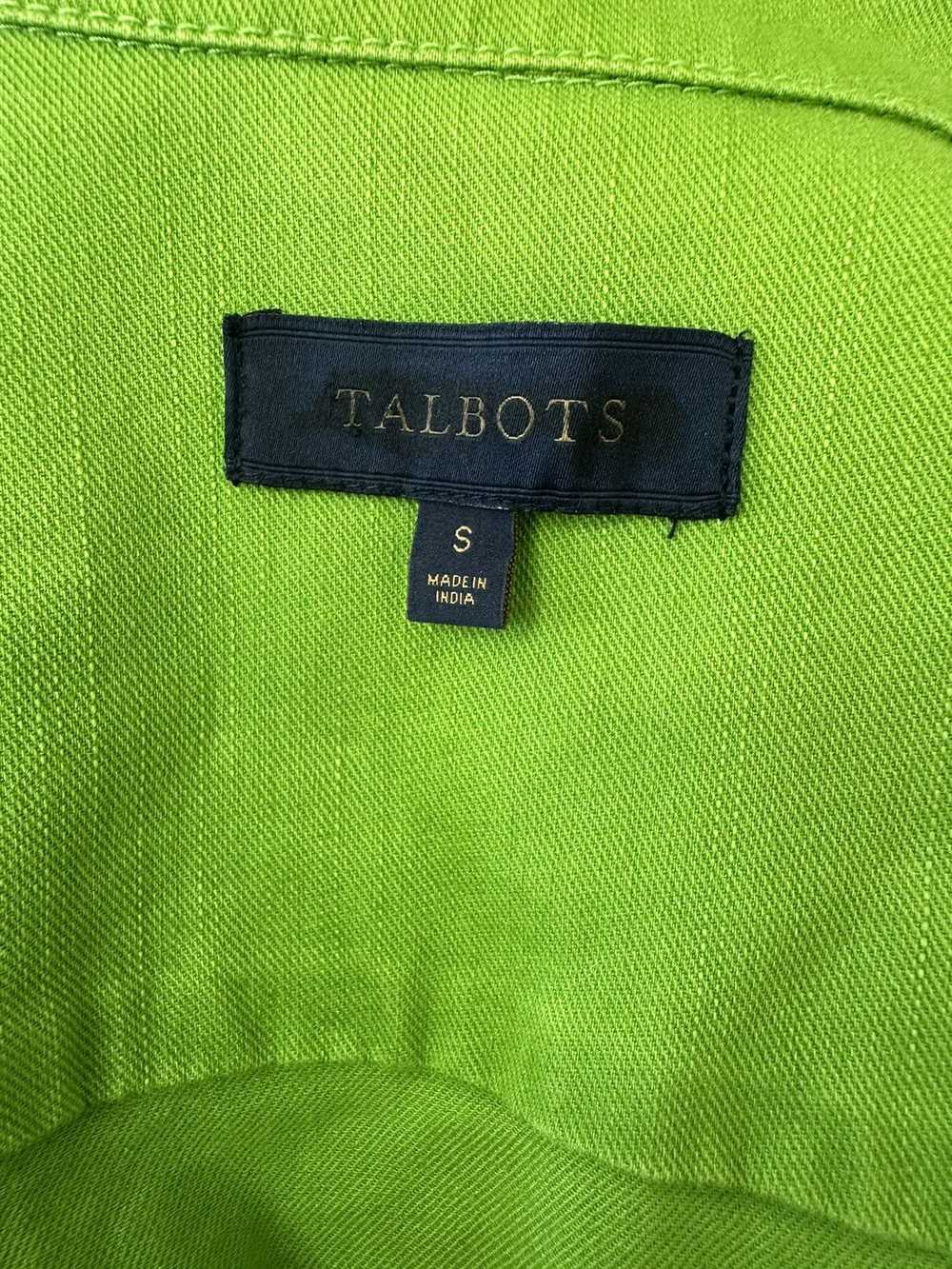 Talbots Talbots Classic Jean Jacket in Bright Gre… - image 8