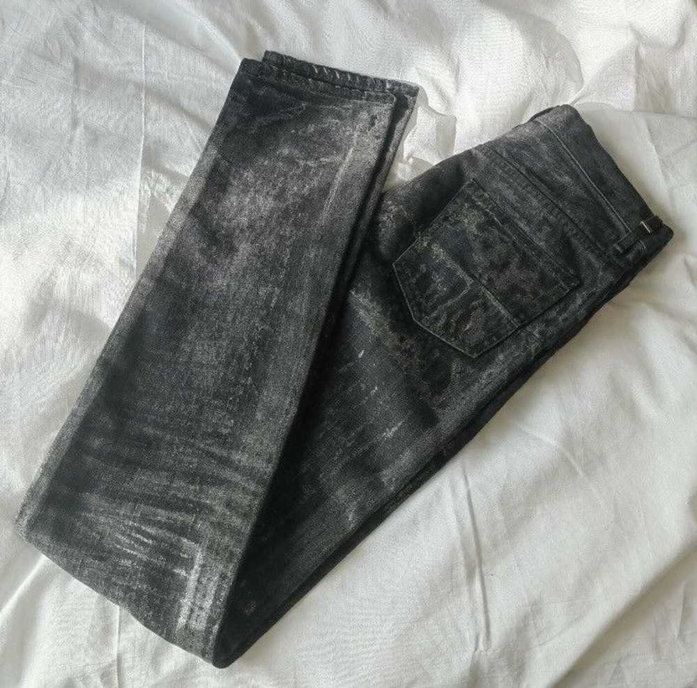 Dior × Hedi Slimane Dior Homme 07AW Vinyl Jeans - image 2