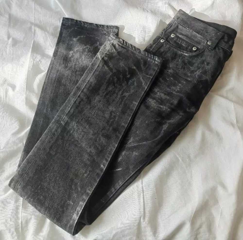 Dior × Hedi Slimane Dior Homme 07AW Vinyl Jeans - image 3