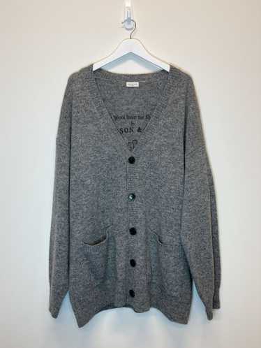 Dries Van Noten Wool Two Pocket Cardigan