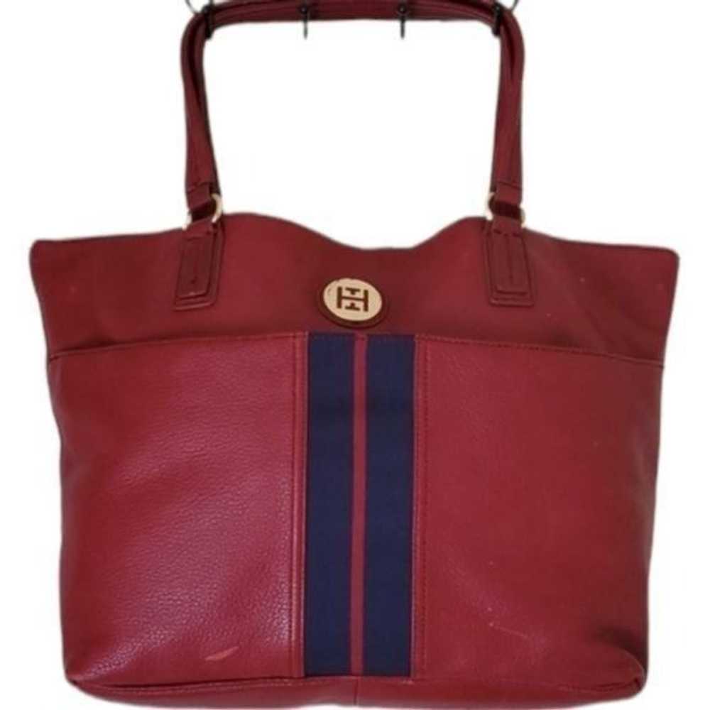 Tommy Hilfiger Tommy Hilfiger Leather Bag Tote Sh… - image 1