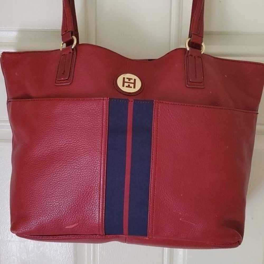 Tommy Hilfiger Tommy Hilfiger Leather Bag Tote Sh… - image 2