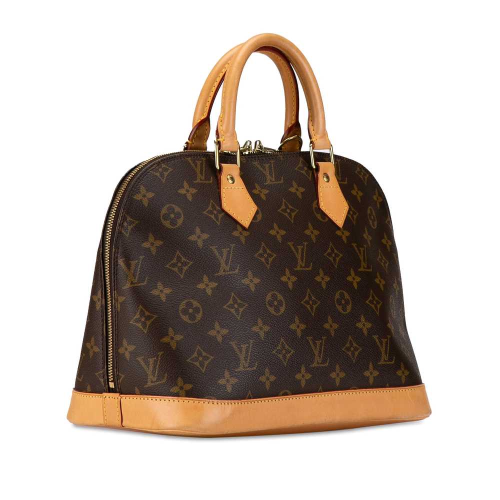 Brown Louis Vuitton Monogram Alma PM Handbag - image 2