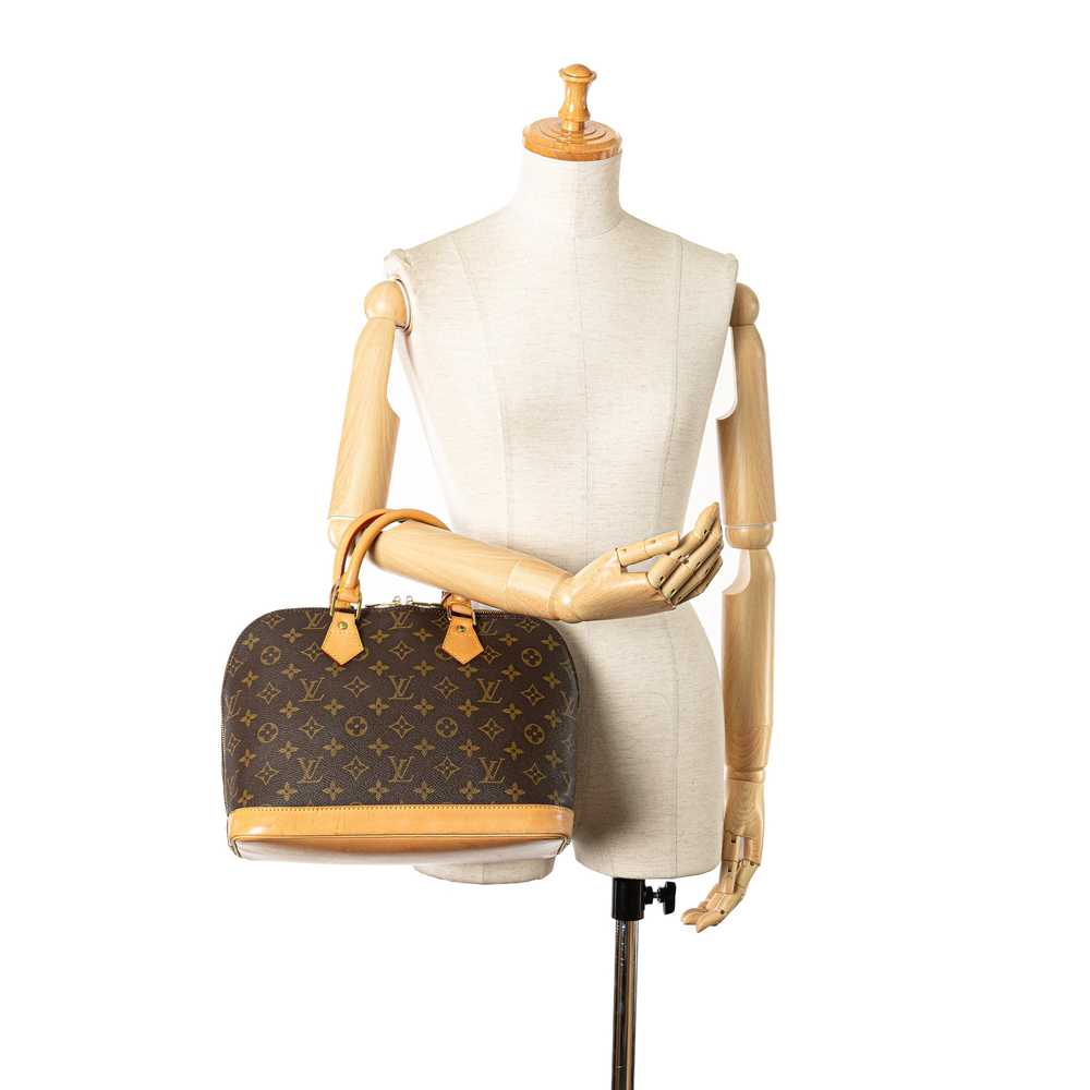 Brown Louis Vuitton Monogram Alma PM Handbag - image 9