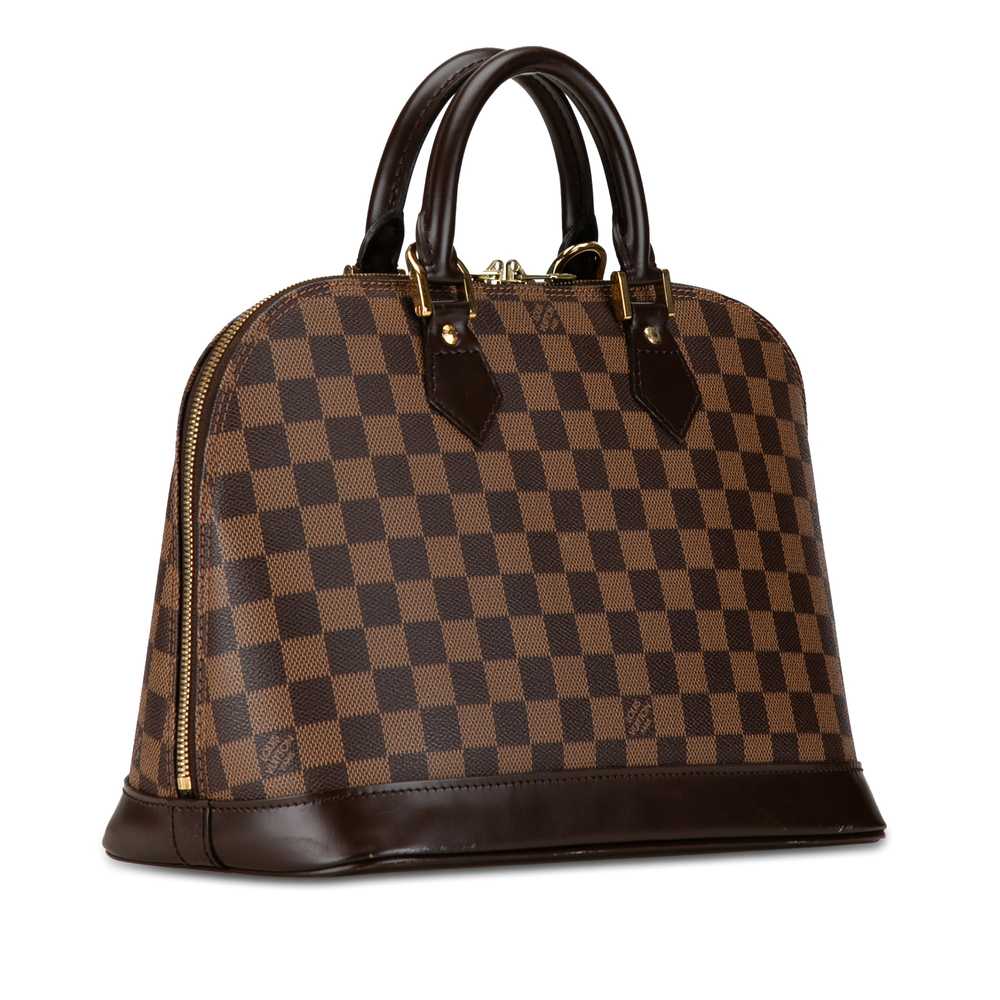 Brown Louis Vuitton Damier Ebene Alma PM Handbag - image 2