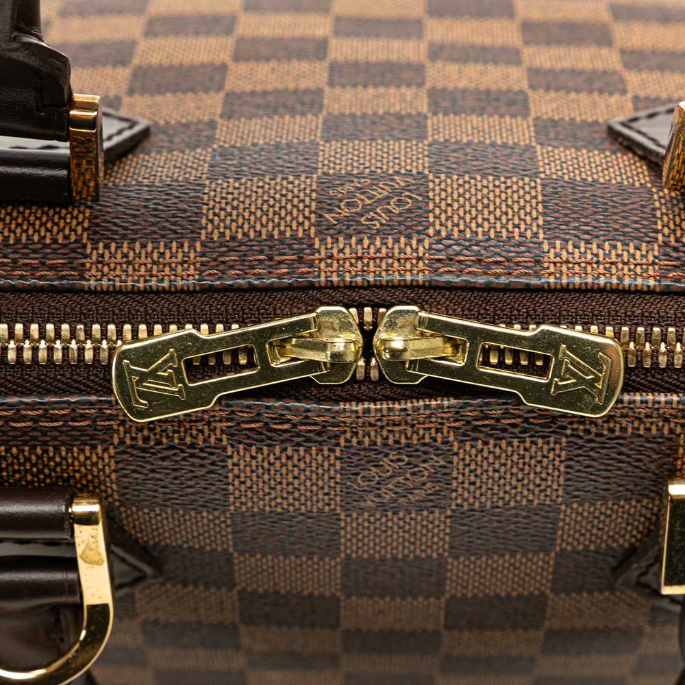 Brown Louis Vuitton Damier Ebene Alma PM Handbag - image 9