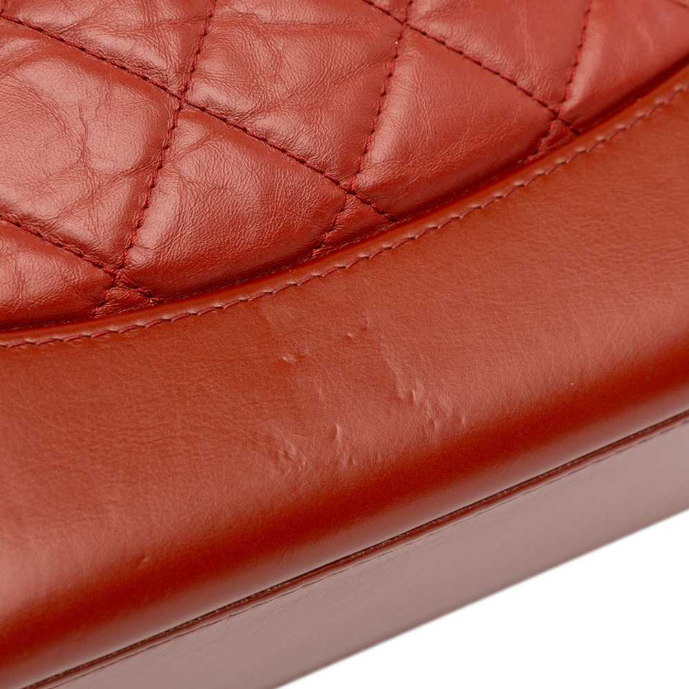 Red Chanel Small Aged Calfskin Gabrielle Backpack - image 6